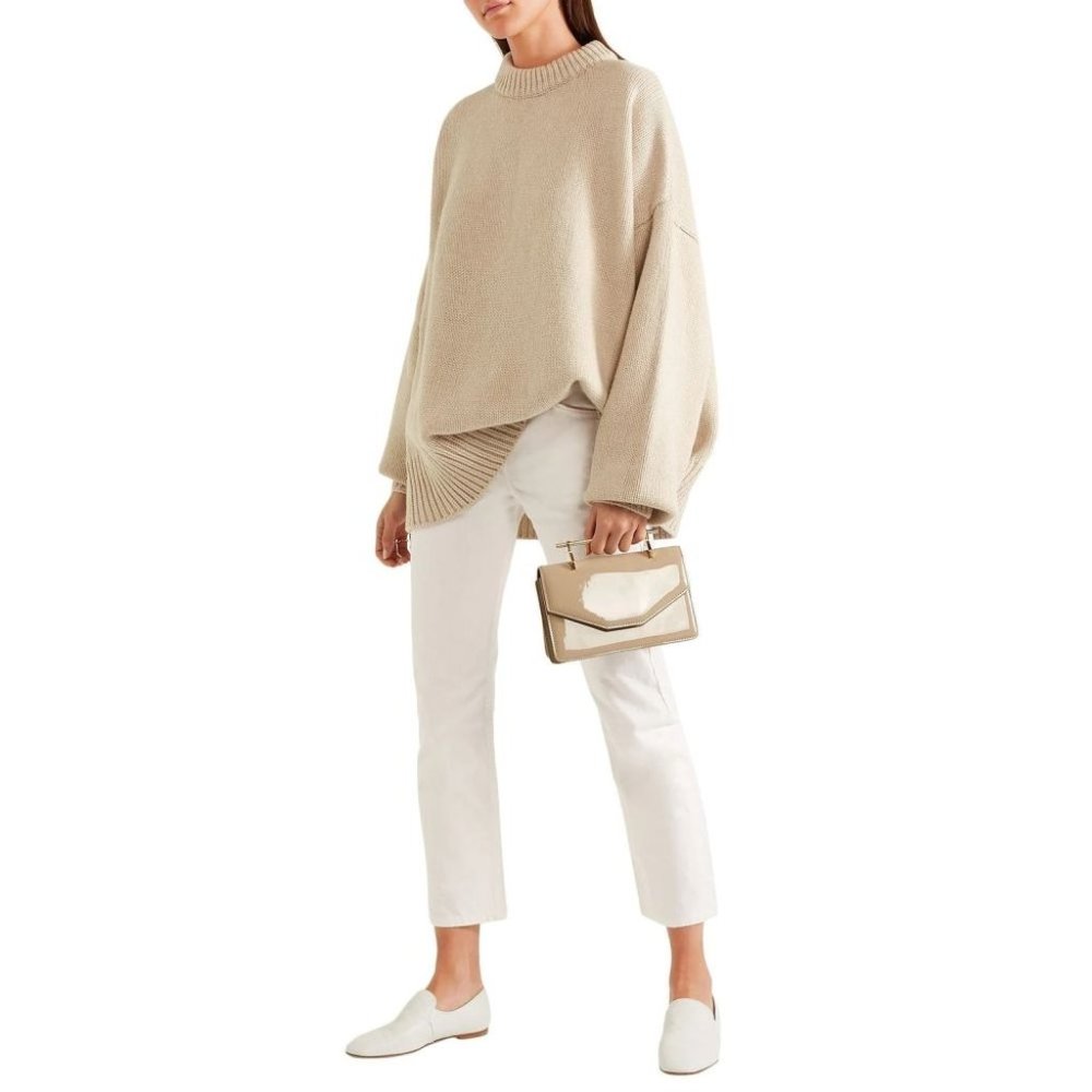 THE ROW New 4 Ashland Cropped Mid-rise Straight-leg Jeans